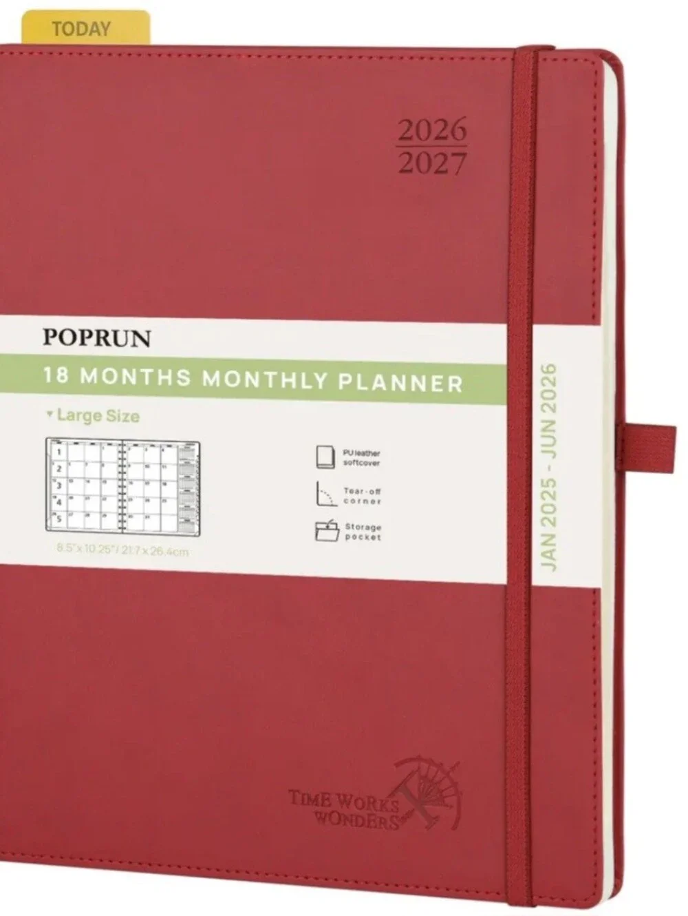 POPRUN 2026/2027 18-Month Monthly Planner